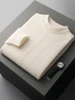 ADDONEE Men's 100% Cashmere Sweater O-neck Pullover Autumn Winter Soft Warm Long Sleeve Jumper Cashmere Knitwear 1