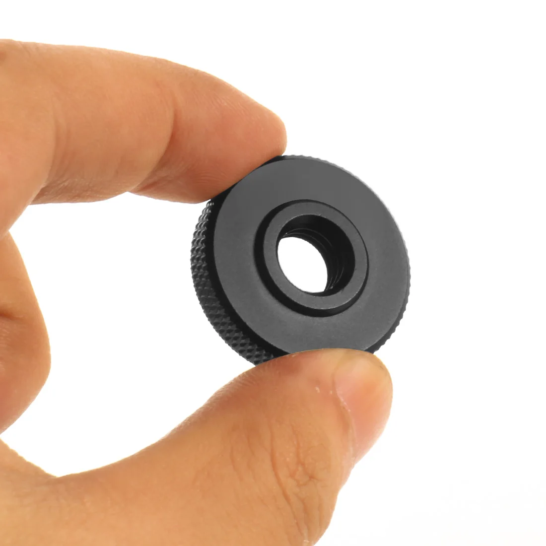 Tripod Mount Hot Shoe Adapter 1/4 3/8 inch Screw Single Nut Double Layer to Flas