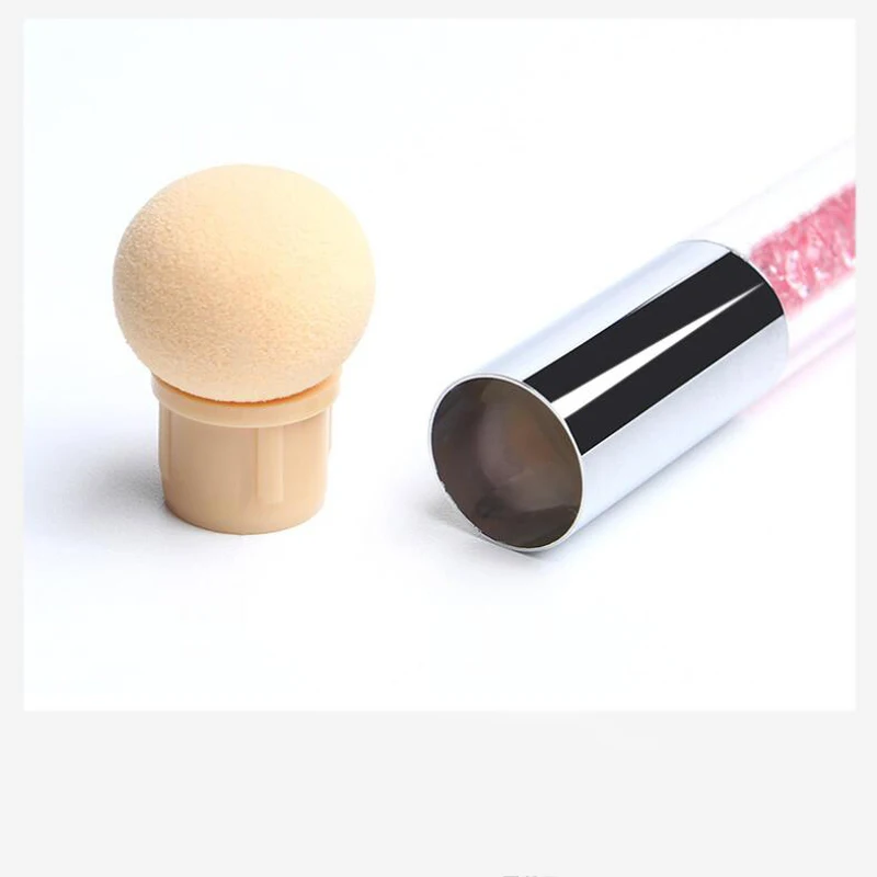 Manicure Smudge Gradient Pen Nail Dyeing Pen Sponge with dual replaceable Heads Beauty Nail Tools Painting