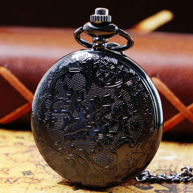 JewelryWe Montre gousset pour homme et femme vintage