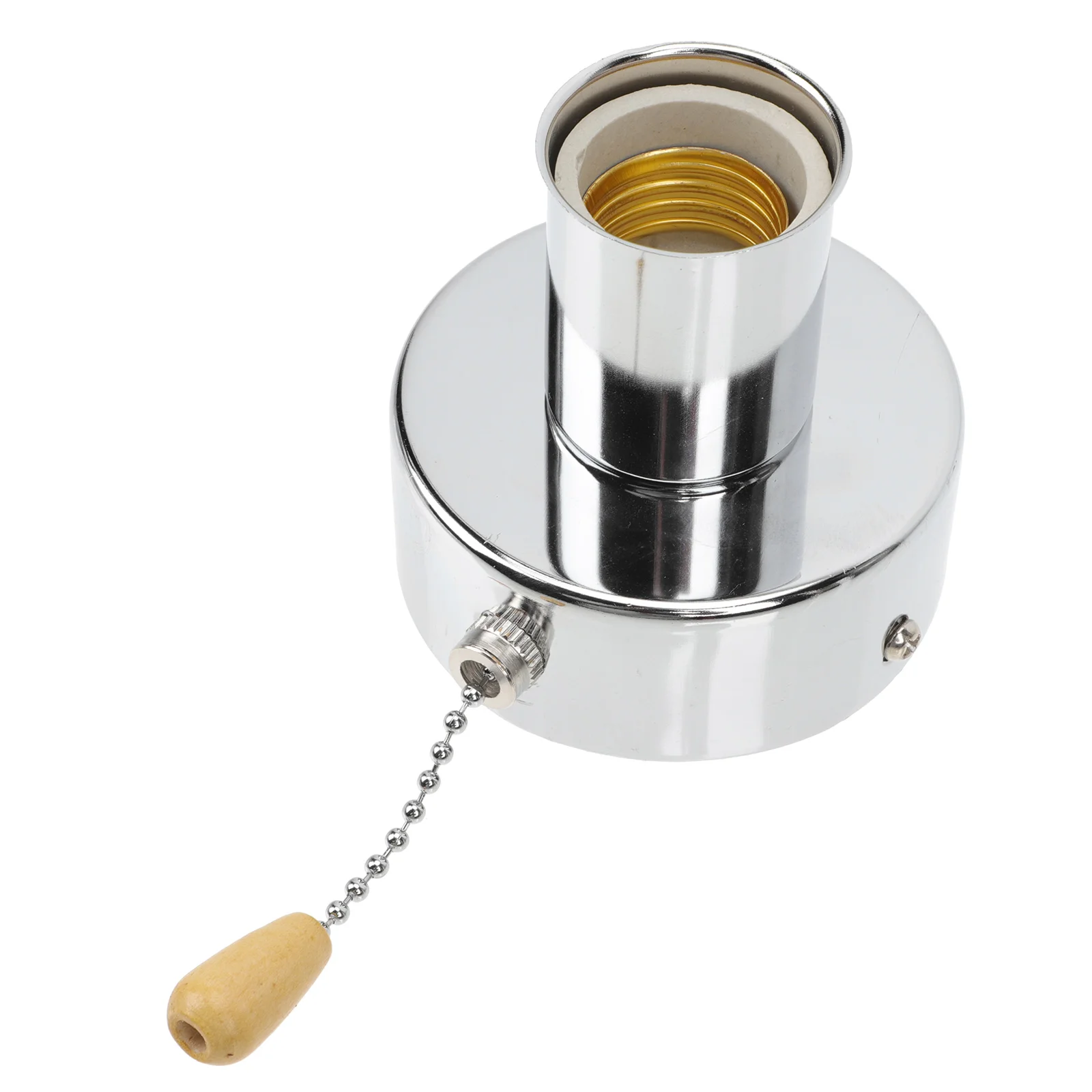 Pull Switch Lamp Holder Chain Base Ceiling Light with Durable Accessory Home Lampholder