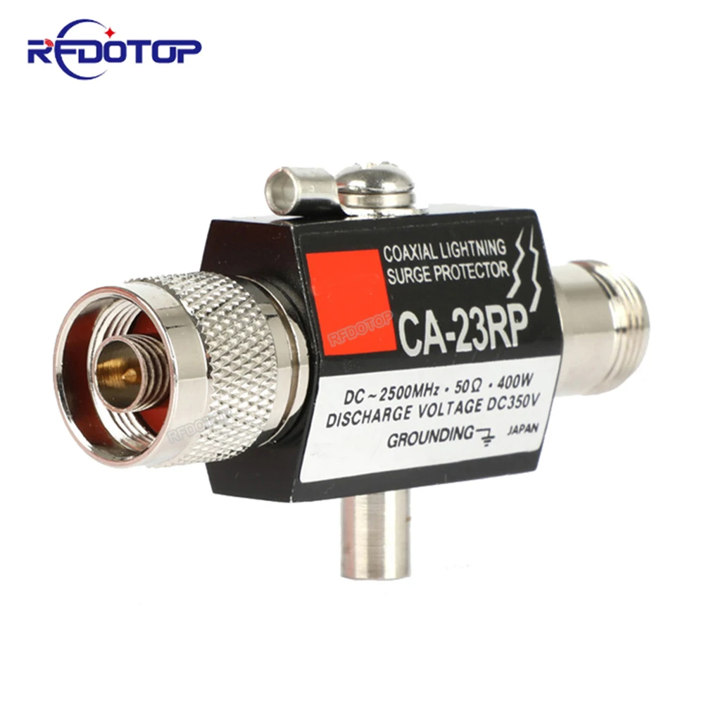 

1Pcs CA-23RP/CA-35RS N Male Plug to N Female Jack Radio Repeater Coaxial Anti-Lightning Antenna Surge Protector 50 Ohm