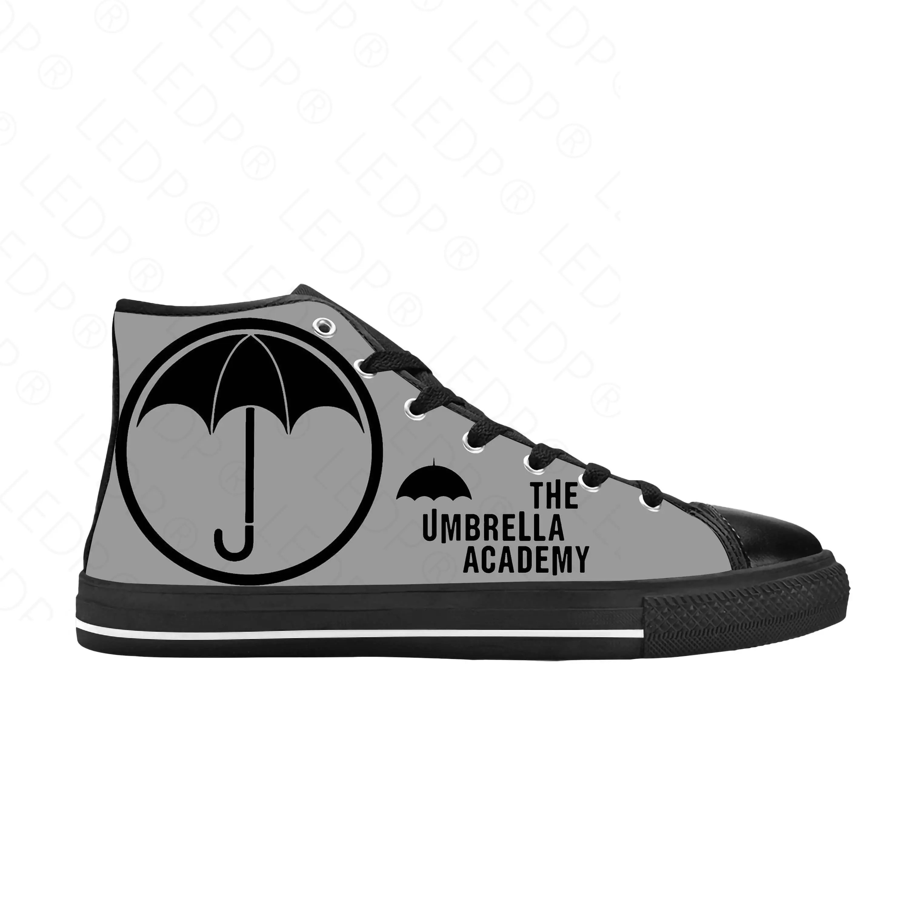 

Кроссовки унисекс с высоким верхом, дышащие, Повседневная ткань, с мультяшным принтом манга, Академия ТВ, аниме, высокие берцы, 3D принт