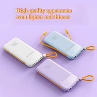 120W Super Fast Charging Power Bank with Built-in Cable Lightweight and Mini 20000mAh Portable Power Bank 2
