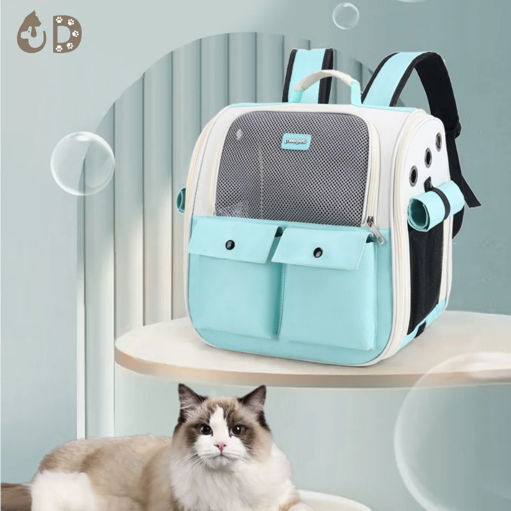 Cat Carrying Bag Portable Cat Backpack Outdoor Travel Transparent Breathable Bag For Cats Small