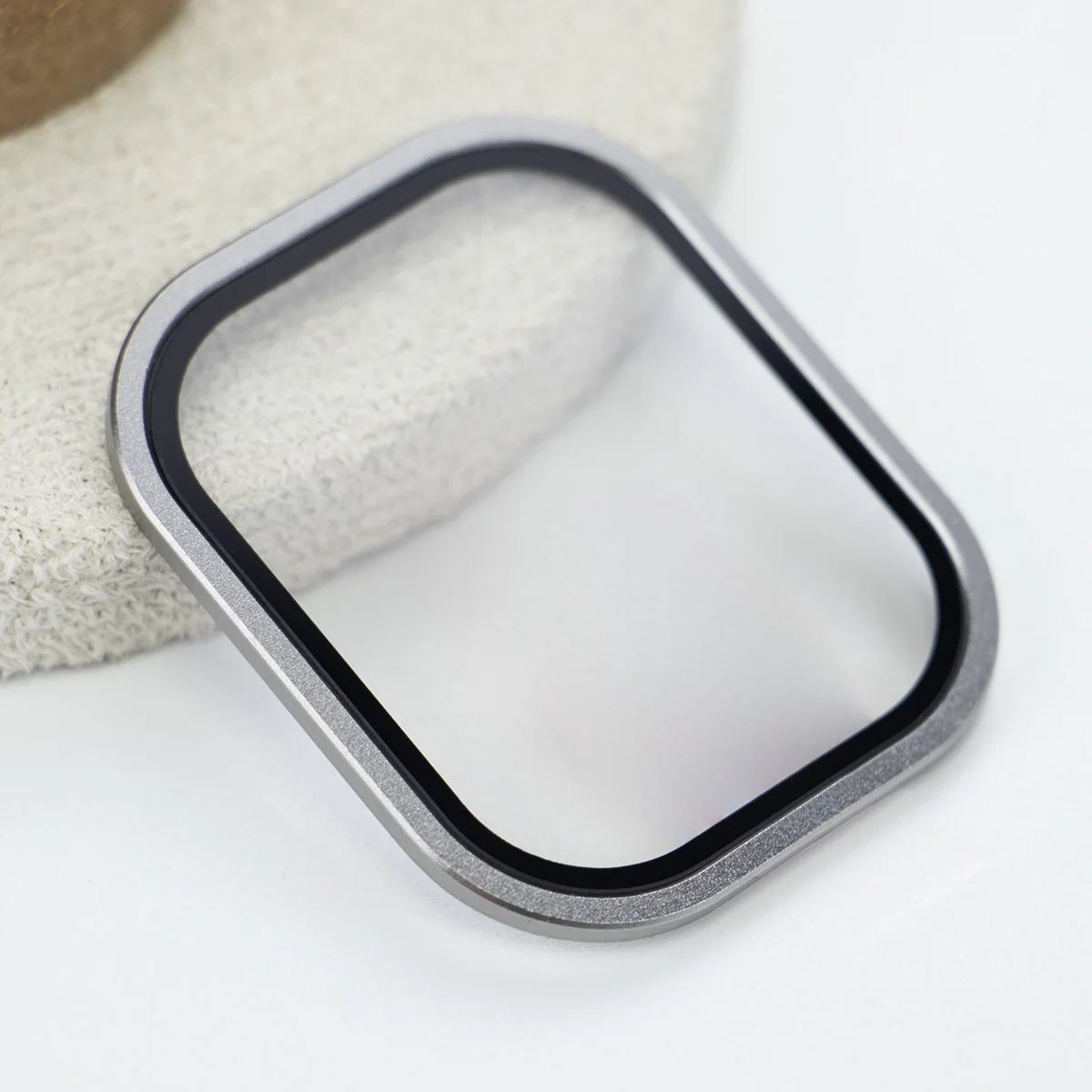Protector de pantalla de vidrio templado para Apple Watch Ultra 3 de 49 mm, cubierta de marco de aleación de aluminio, película de vidrio para iWatch Ultra 2 1 Bezel