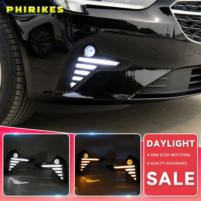 

LED Daytime Running Lights For Buick Regal Opel Insignia 2020 Fog lamp ABS 12V DRL