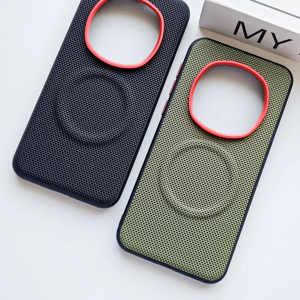 Enhanced Protective Magnetic Ring with Red Circle Lens для Honor Magic Series