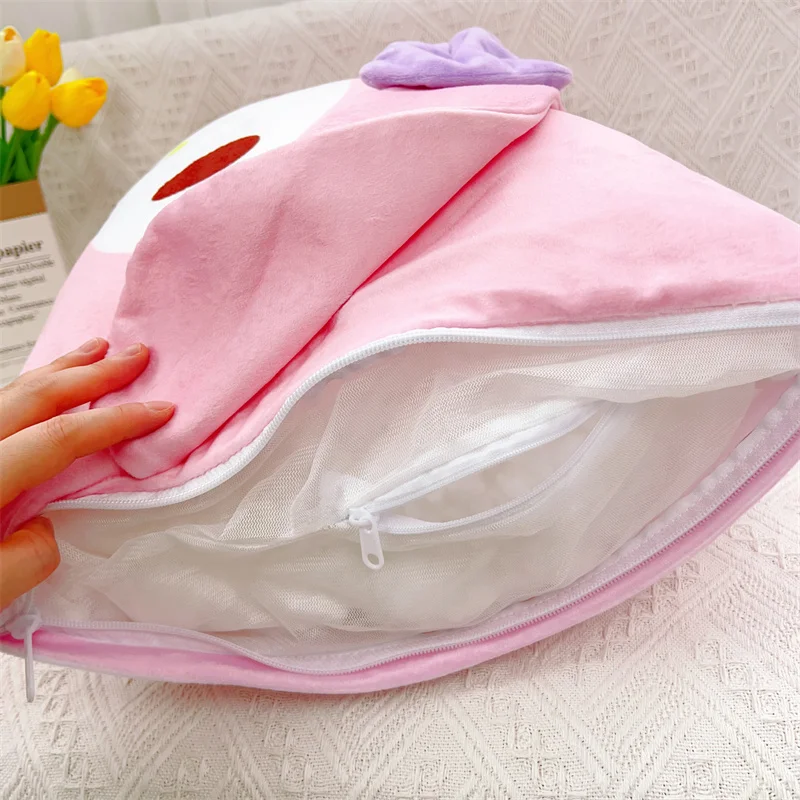 Sanrio Cartoon Pillowcase Kuromi My Melody Cinnamoroll Back Cushion Cover High Quality Japanese Style Sleeping Pillow Case Girl 4