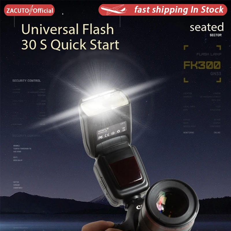 

SIDANDE FK-300II Flash Light Wite wireless Trigger for Canon Nikon Pentax Sony Fuji SLR camera mirrorless universal