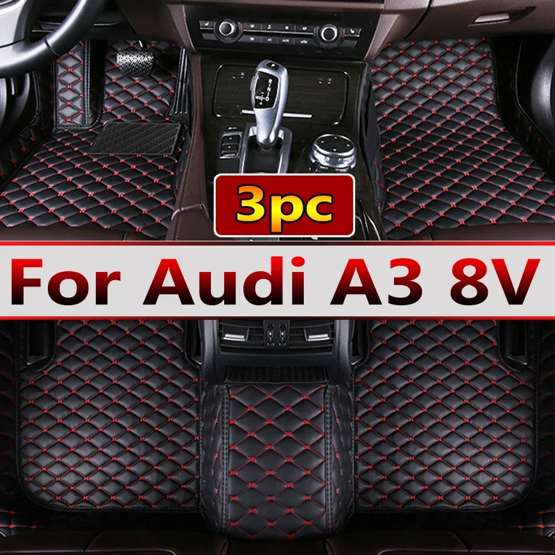 

Автомобильные коврики для Audi A3 8V Sportback 2013 ~ 2019 водонепроницаемый коврик защита от грязи роскошный кожаный коврик полный комплект автомобильные аксессуары 2014
