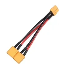 FLY 2 Pezzi Spina di Connessione Parallela XT60 Adattatore Parallelo 1 Spina Femmina XT60 a 2 Spine Maschio XT60 per RC Lipo