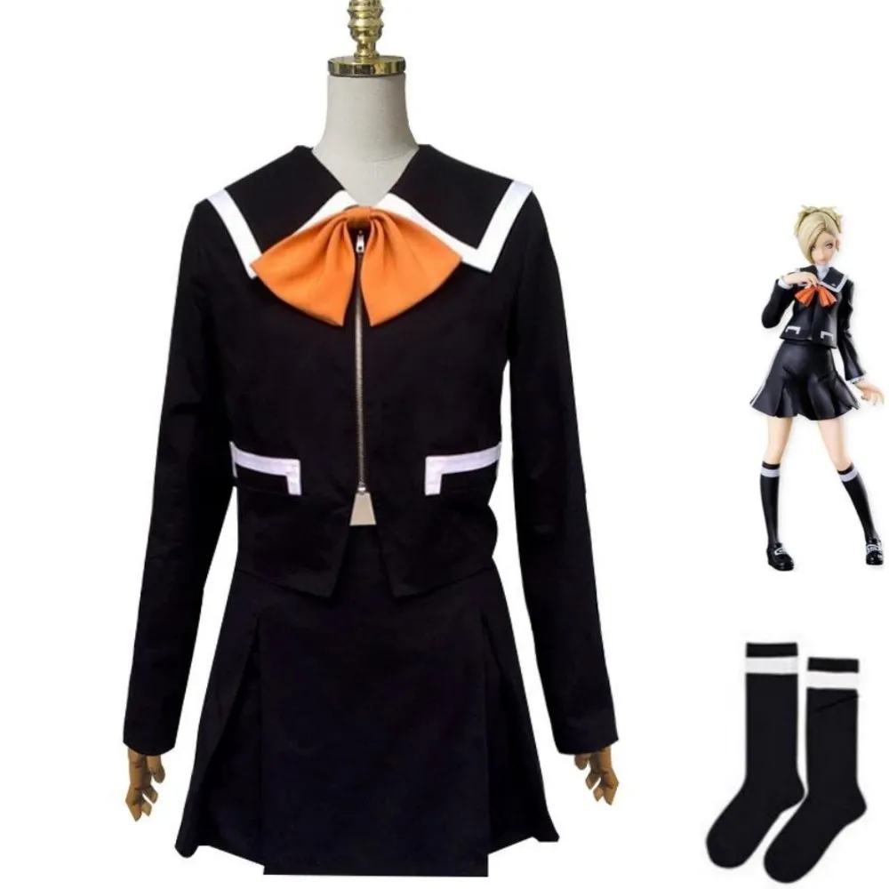 

Anime Game Persona 2: Tsumi Lisa Silverman Cosplay Costume Seven Sisters JK Campus Uniform Skirt Woman Sexy Halloween Suit