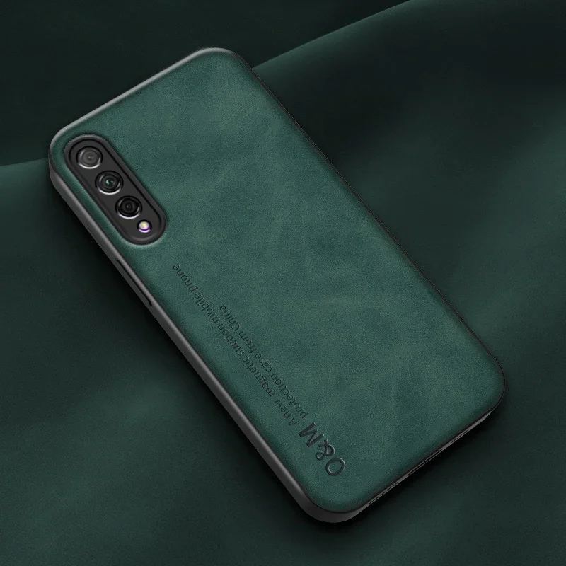 Premium Magnetic Leather Phone Case with Silicone Lining