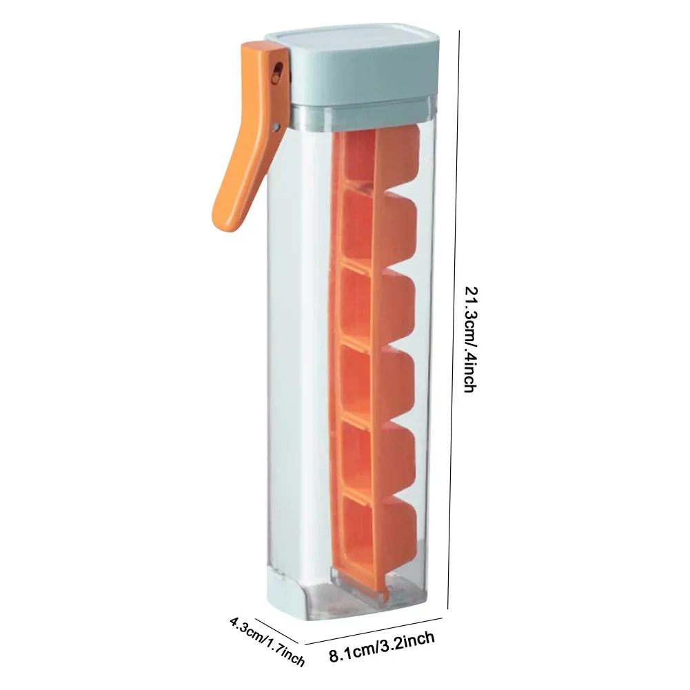 Creative Ice Cube Tray Push and Pop Out Ice Cube Molds for Whiskey Cocktail Drink Easy to Release Ice Box Summer Ice Maker