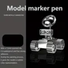 8 Colors Set Metallic Marker Pen 1mm DIY Reflective Paint Pen Permanent Gold SILVER Marker Touch Up, Model Painting, Marking 6
