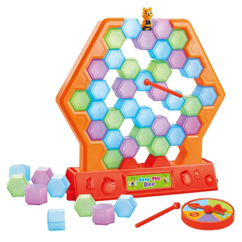 Save The Bees Game Break Bricks Game With Colored Blocks Indoor Activity For Children Colored Blocks Break Bricks Fun And