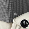 2pcs/set Solid Jacquard Stretch Sofa Arm Covers Non-Slip Durable Slipcovers for Furniture Protection Decor Sofa Armrest Cover 5