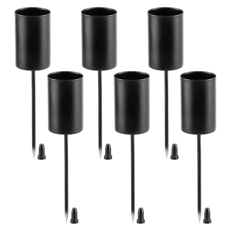 Candle Holders Candle Sticks Holder Taper Candles Skewer 6Pcs candle holders