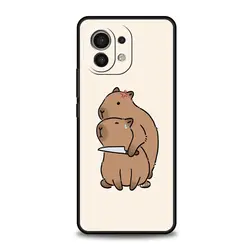 Capybara Pattern Luxury Soft Phone Case for Mi 10 Lite 5G (A1)