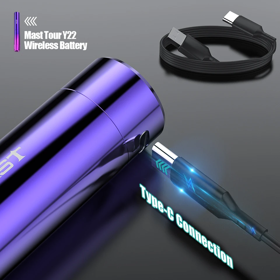 マスト Y22 ワイヤレスタトゥーペン LED ディスプレイ 2 作業モード