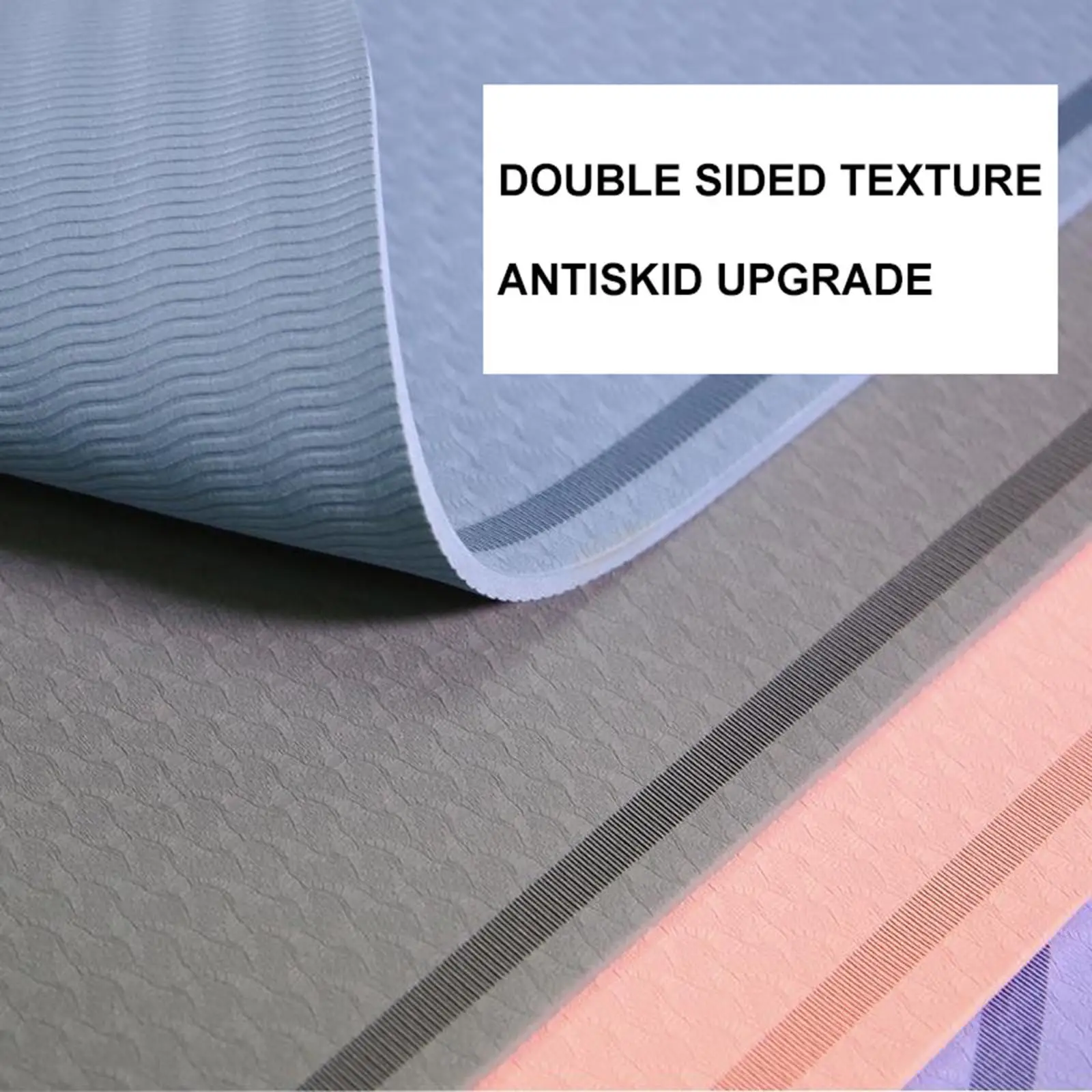 Yoga Mat Sports Mat TPE Materials, 5MM Thickness, 140x60cm, Non- And Durable Yoga for .