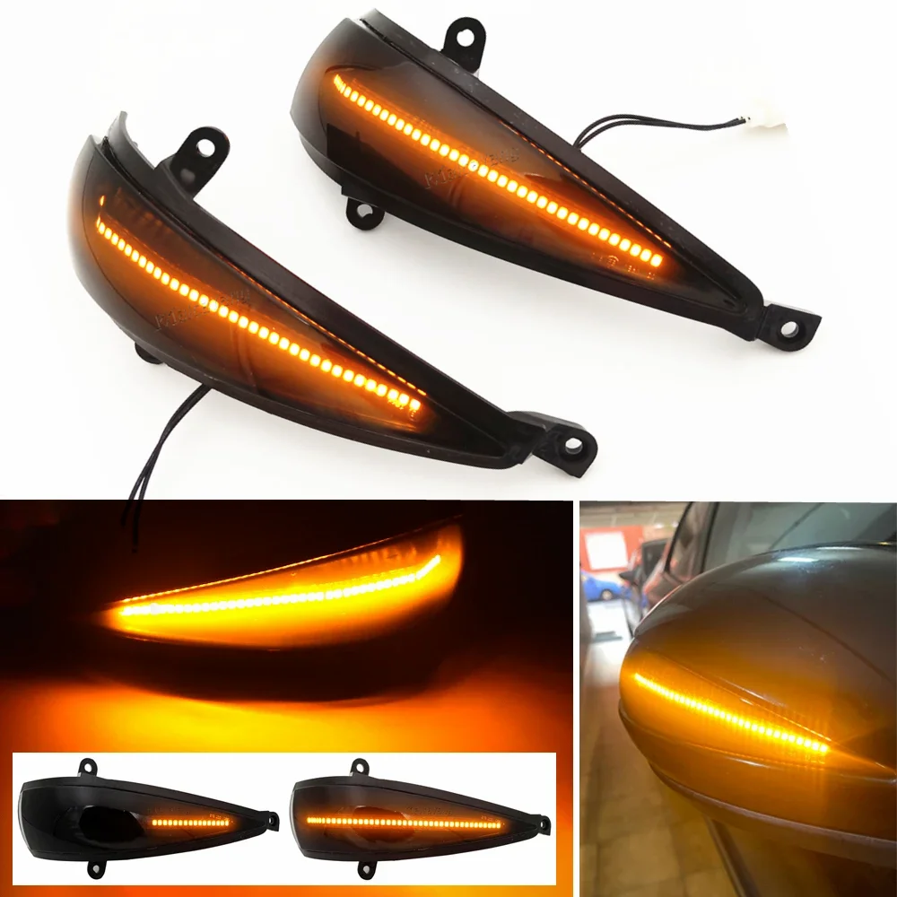 2x LED Dynamic Side Mirror Turn Signal Light For Honda Civic 8th 06-11  Hatchback