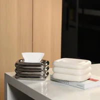 Modern Tissue Box Cover Holder Desk Tissue Holder Bathroom Holder Accessories Livingroom Decor Storage Box Fast Shipping 1