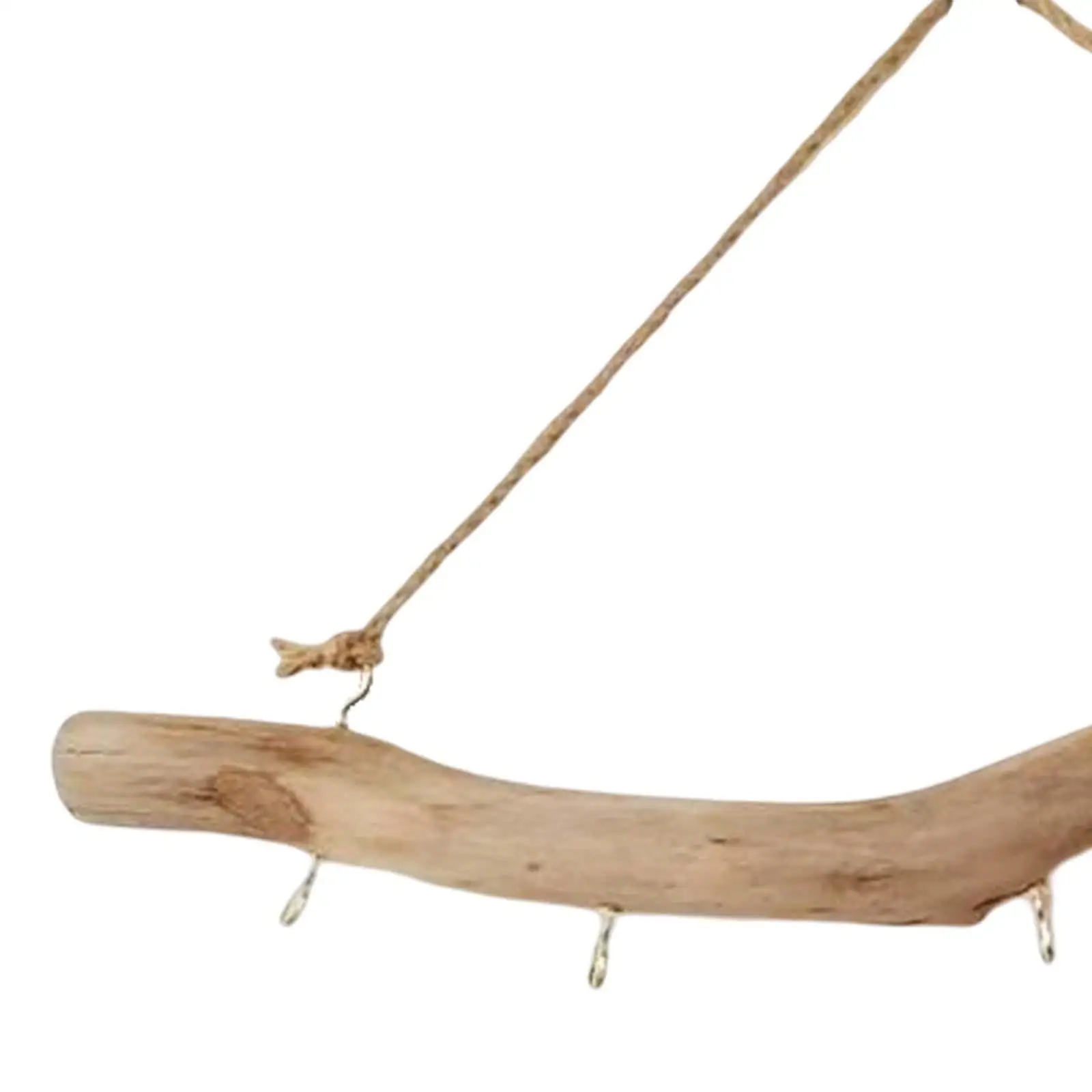 Wooden Hook Wall Mounted Driftwood Hook Decoration Simple Using with