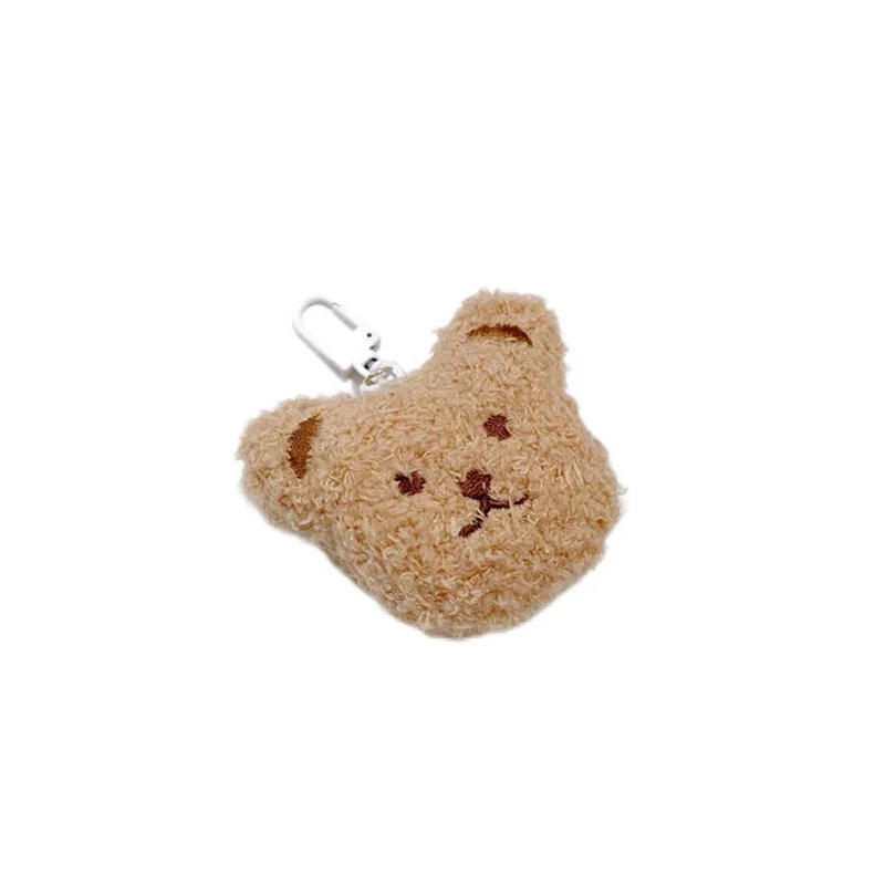 LLavero de oso de peluche de dibujos animados, llavero de oso de peluche suave, llavero de coche, colgante de bolsa encantador, decoración de mochila, regalos encantadores