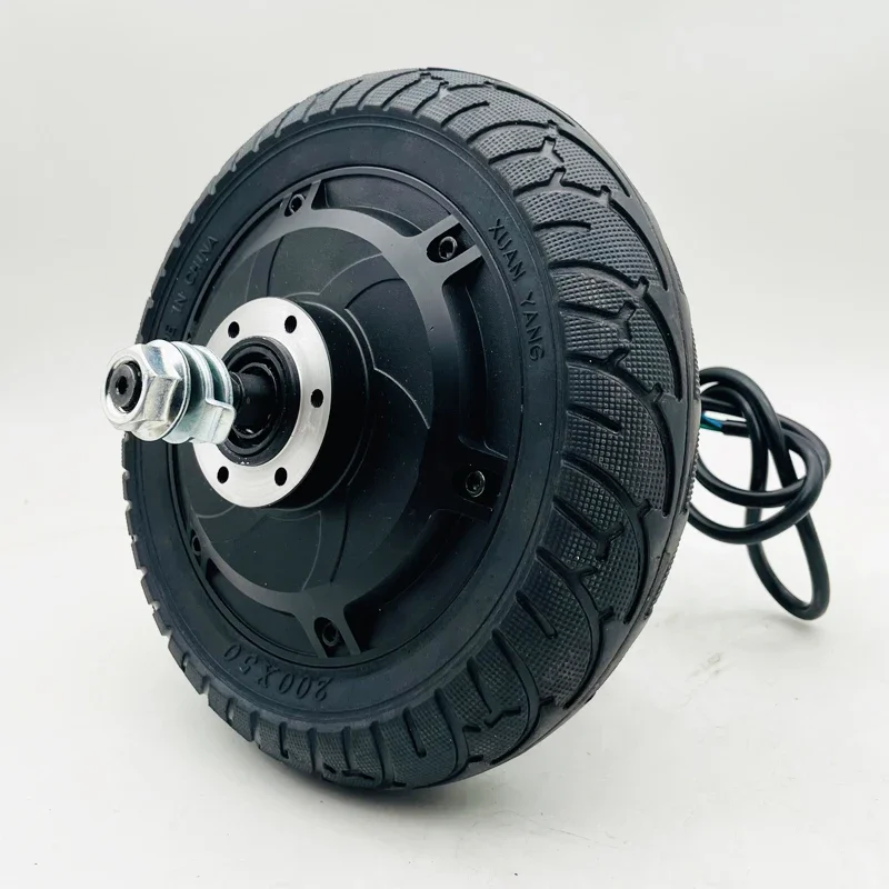 

8 inch 36V350W24V48V Electric Scooter Modified Parts Motor Little Dolphin Brushless Hub Motor Disc Brake