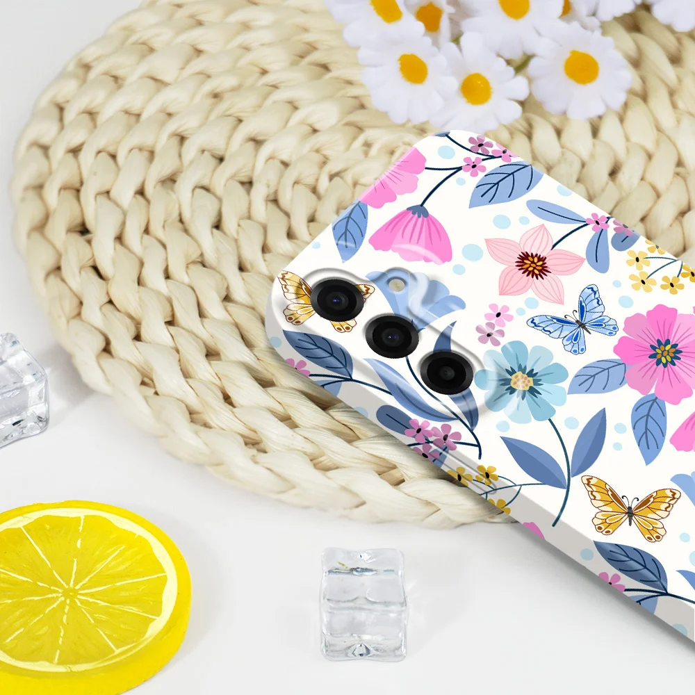 Vibrant Floral Hard Phone Case - Bright Flowers Design