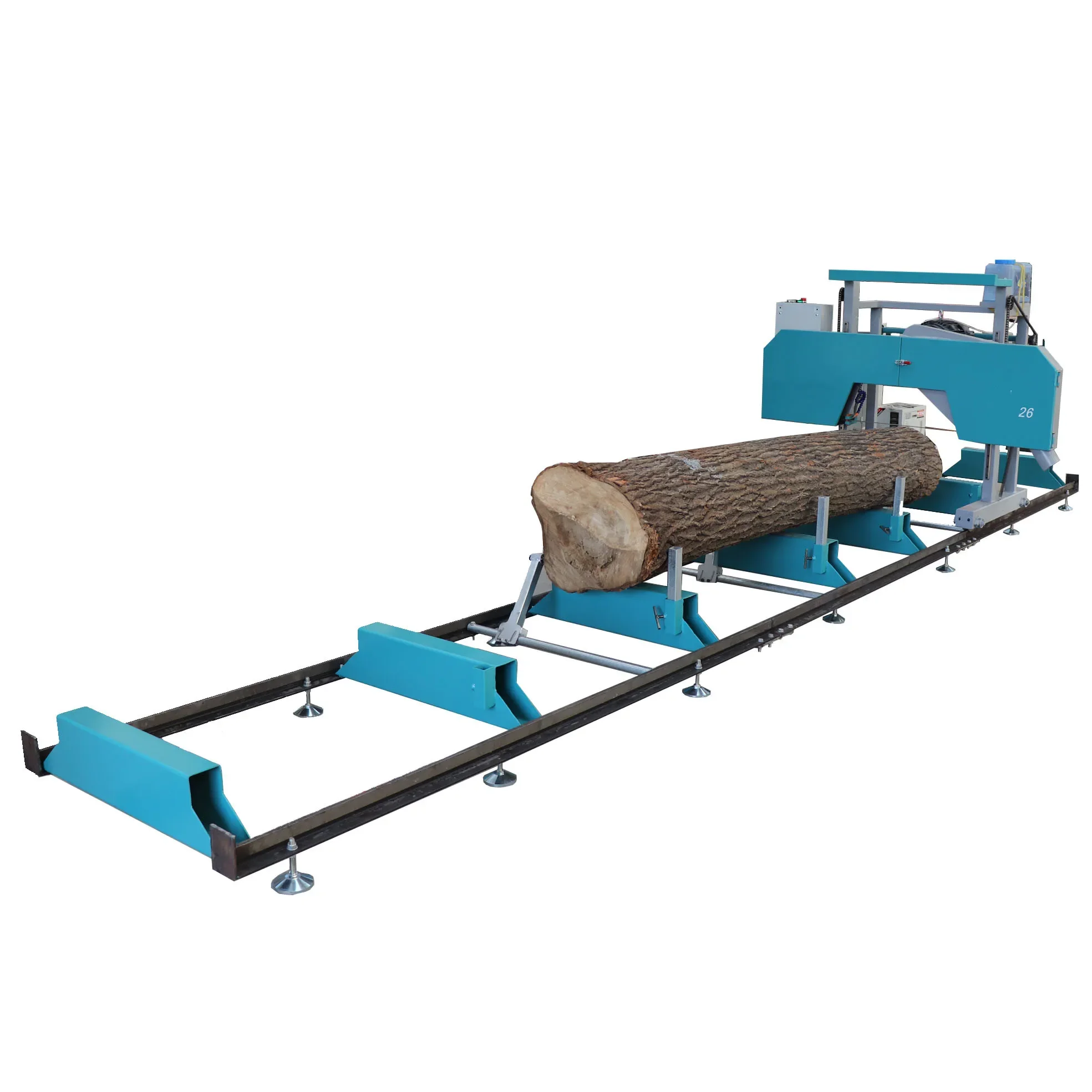 

220v Log Band Saw Chainsaw Portable Sawmill Cutting Machine Mobile Sawmill