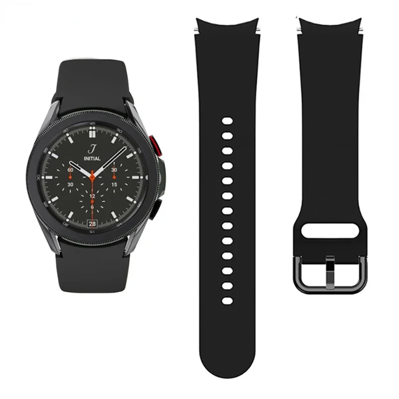 Premium 20mm Silicone Watch Strap - Versatile Bracelet Wristband