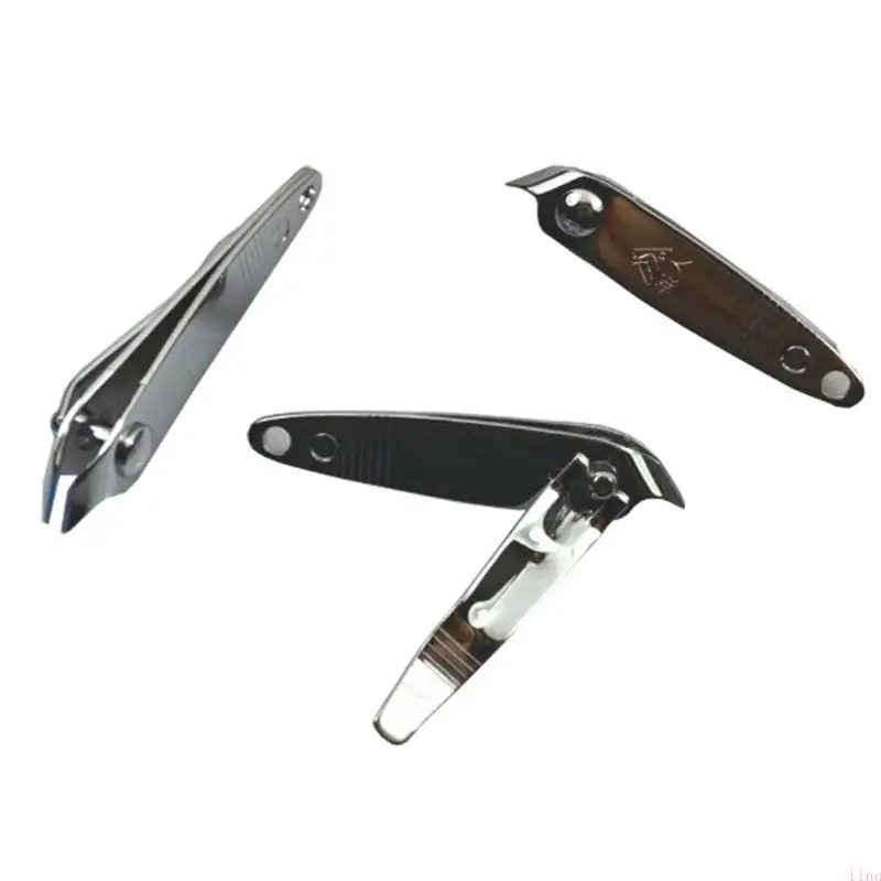 2PCS 스테인레스 스틸 기울어 진 가장자리 손톱 절단 가위 페디큐어 매니큐어 도구 기울어 진 팁 큐티클 커터