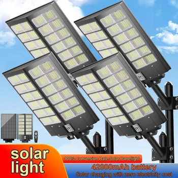 4-Pack Solar Motion Sensor Street Lights 1