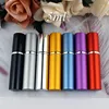 1PC 5ml 10ml Portable Mini Perfume Glass Bottle Travel Aluminum Spray Atomizer Empty Metal Parfume Atomiser Sprayer 1