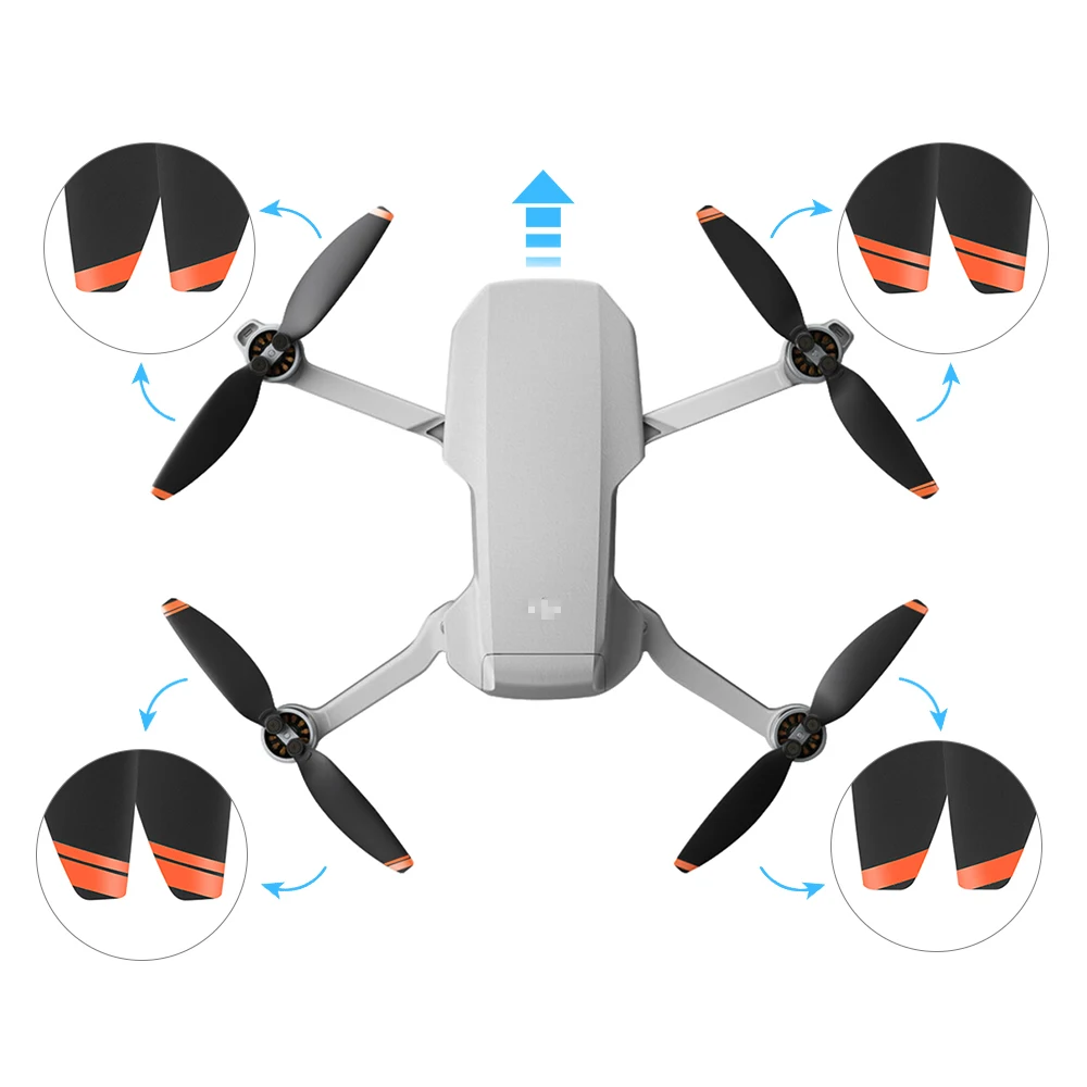 16 Pcs Propeller for DJI Mini 4K/Mini 2/SE 4726 Props Blade Replacement Drone Light Weight Wing Fans Spare Parts Accessories — view 6