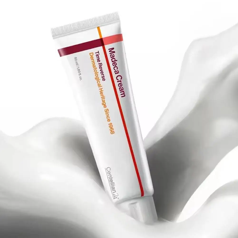 Korean Madeca Time Reverse Cream 50ml Centella Asiatica Anti-Aging Moisturizer Reduces Wrinkles Firms Dry Mature Skin Care