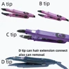 Loof Professional New Adjustable Temperature 220℃ Smart Mini Heating Tip Hair Extension Plier Iron, Fusion Keratin Bonding Tools 5