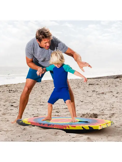 Lightweight Body Board Boogie Board with EPS Core XPE Deck HDPE Bottom Multicolor3-M