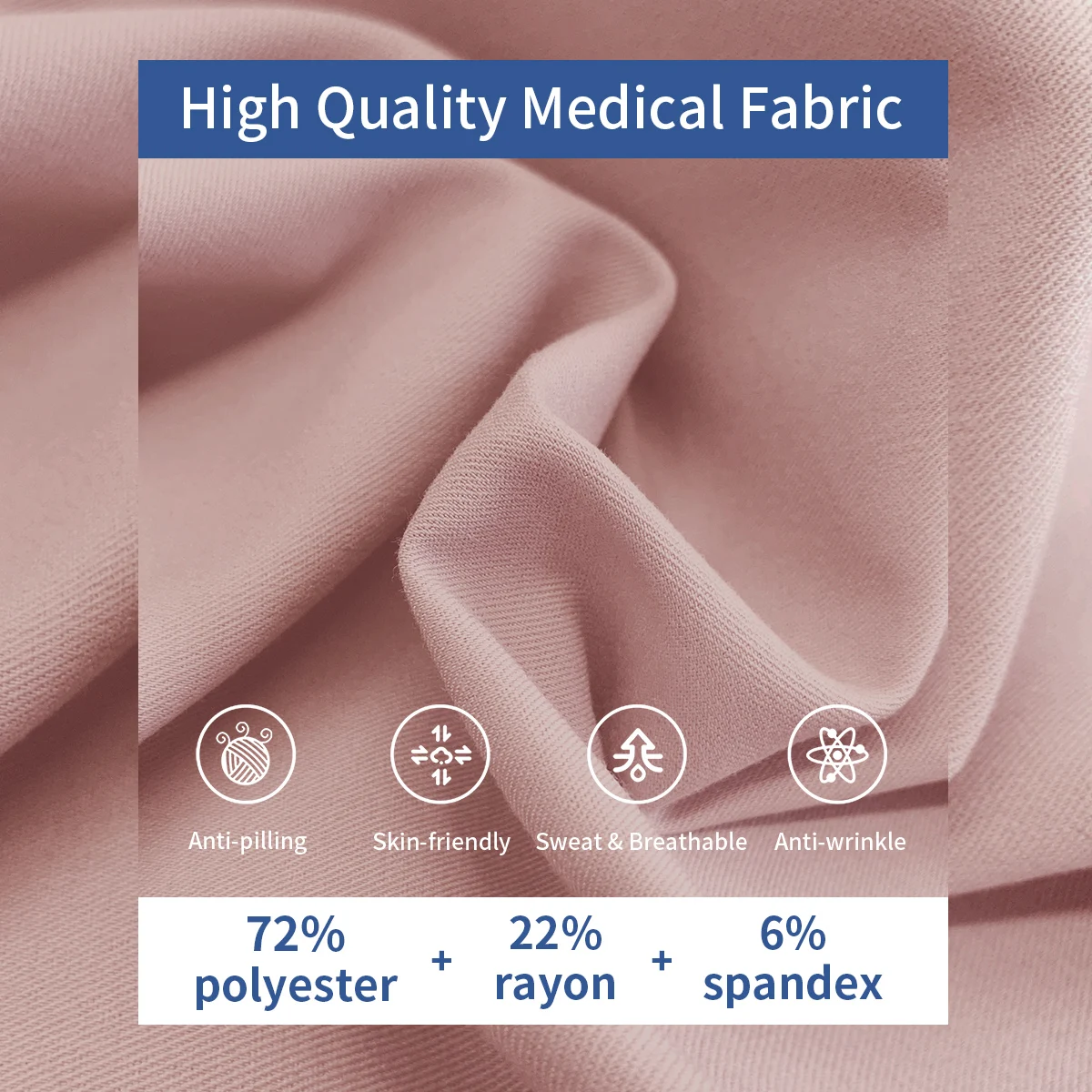 Nursing Uniform Women Summer Medical Scrubs Short Sleeve Blouse with Belt Operating Room Workwear Lab Uniforms Nurse Accessories