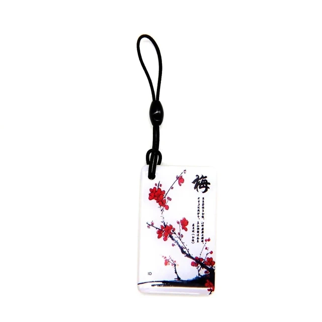 1pcs 125Khz EM4305 RFID DIY Keyfobs Key Tags Rewriteable Copy Proximity Access Control ID Blank Card Cyan