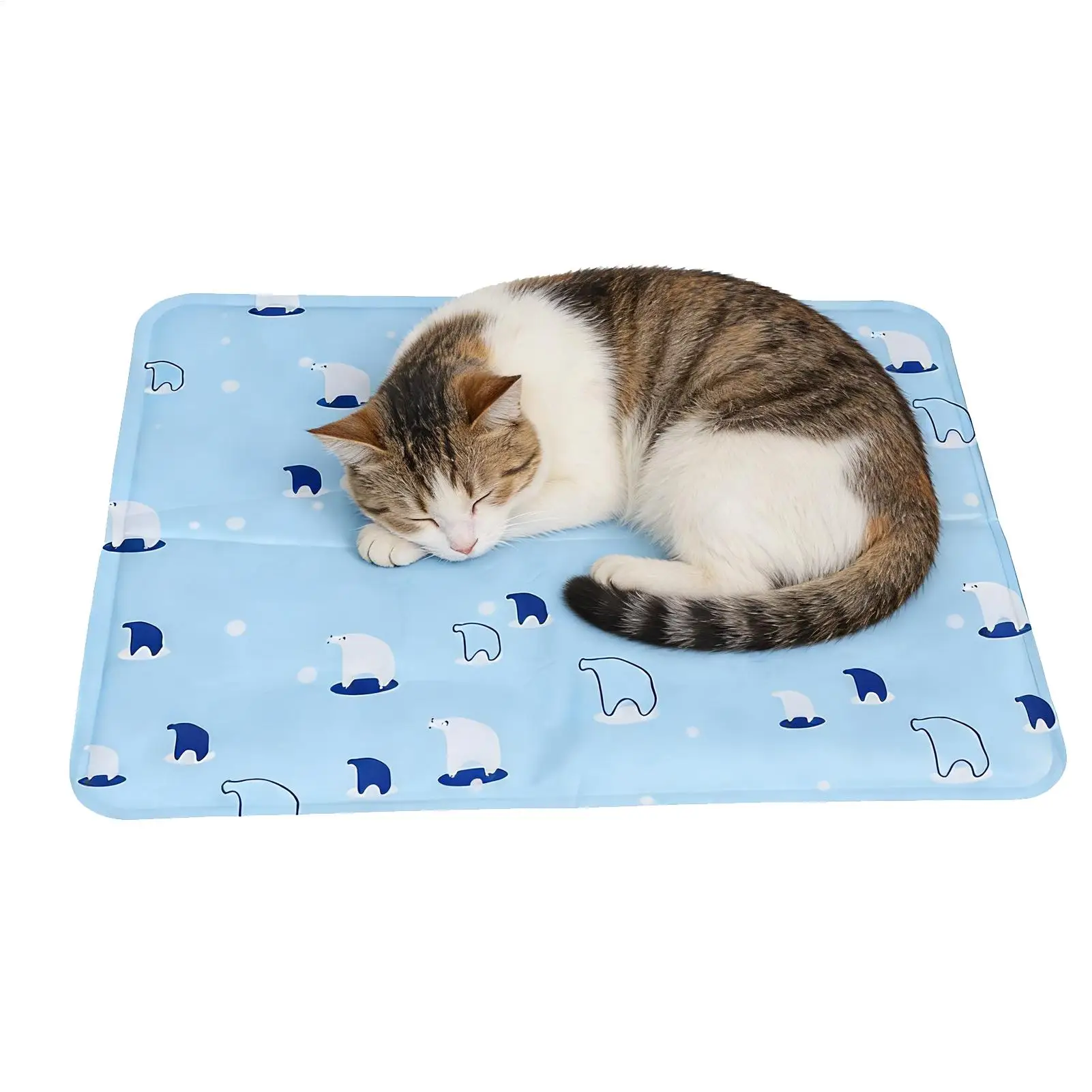 Cooling Pet Mat Breathable Washable Summer Pad Dog Cat Self Cool Blanket For Kennel Crate And Bed Sleeping Dog Cooling Pad_voghion.com