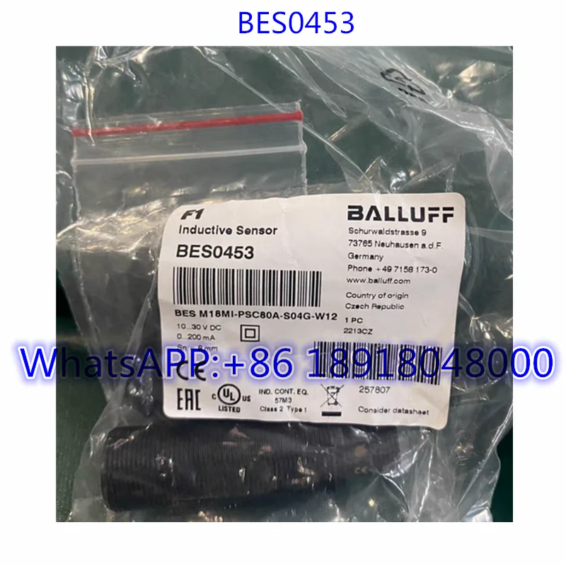 

Brand New BES0453 Sensor BES-M18MI-PSC80A-S04G-W12 Fast Shipping