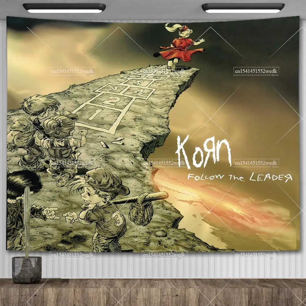 Korns Music Rock Band Tapestry for Tapestry Decorations