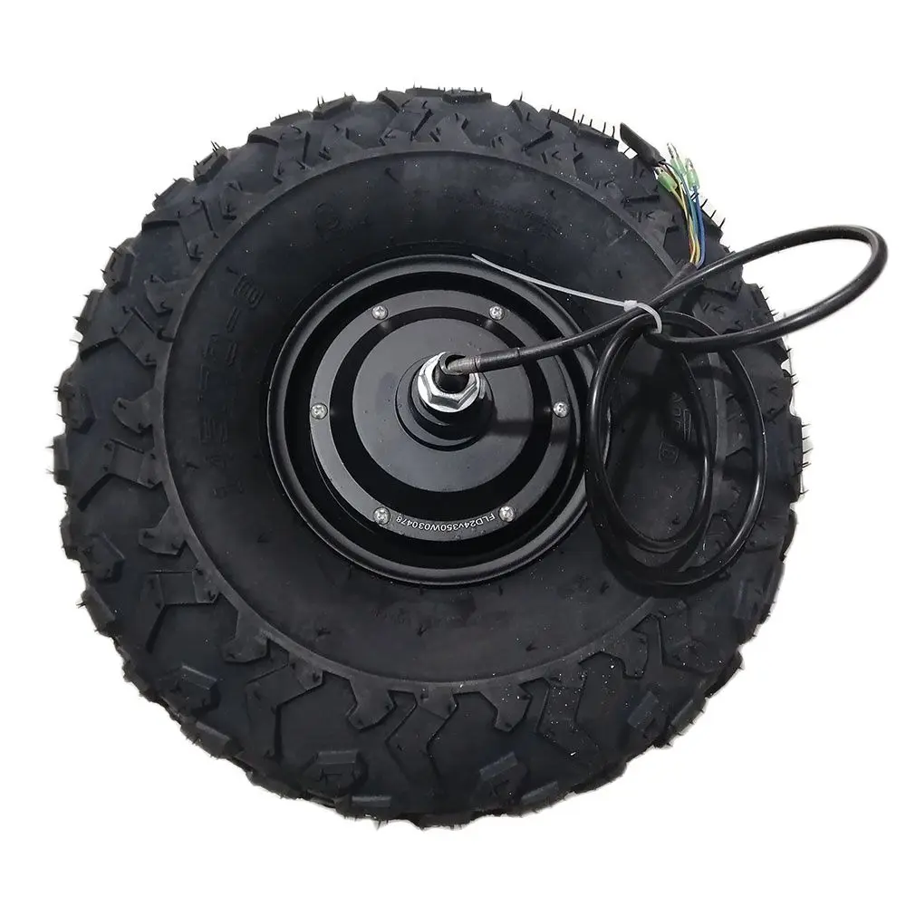 Wheelbarrow Motor Kit 14.5 inch Wheel 24V 36V 48V 350W 500W high torque 40 N.M Electric Wheelbarrow Hub Motor All Terrain Off Road Rough Tyre
