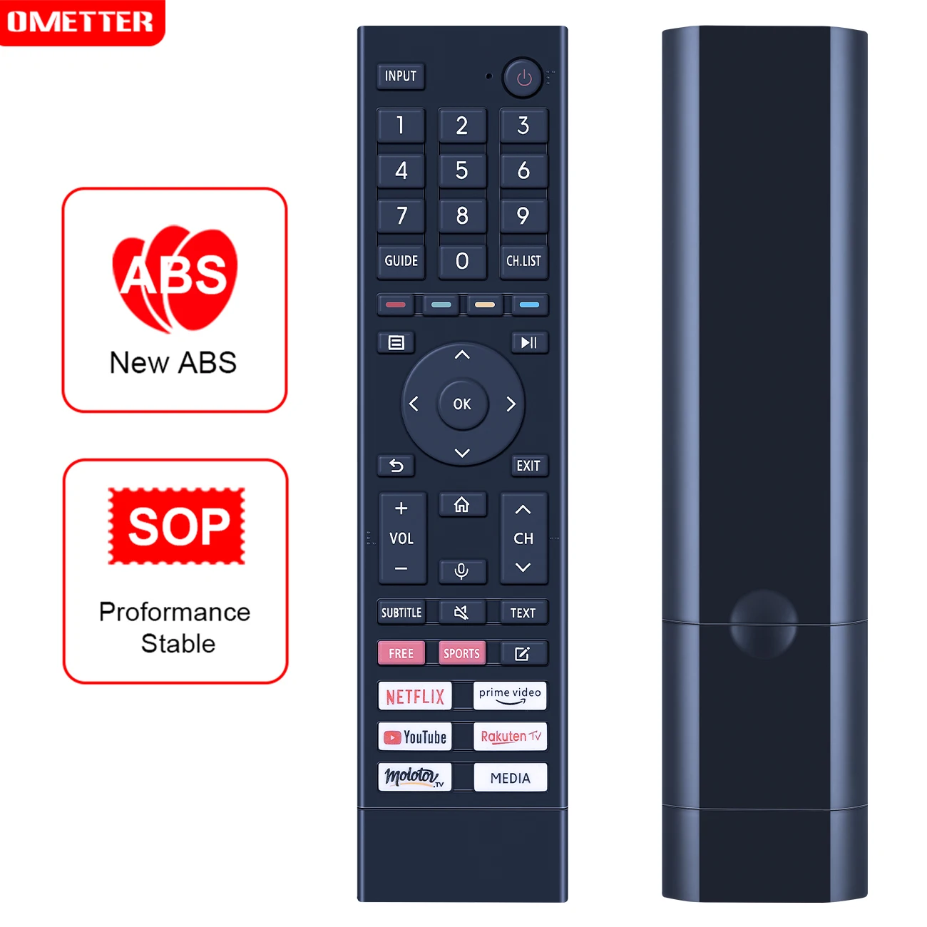 Nuovo Telecomando Muslimex Adatto Per Hisense Smart Led Tv 43 A7Gq 50 A7Gq 55 A7Gq 65 A7Gq