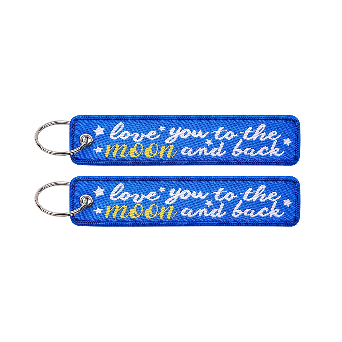 Humorous Embroidered Keychain - Key Ring Holder Accessory and Gift