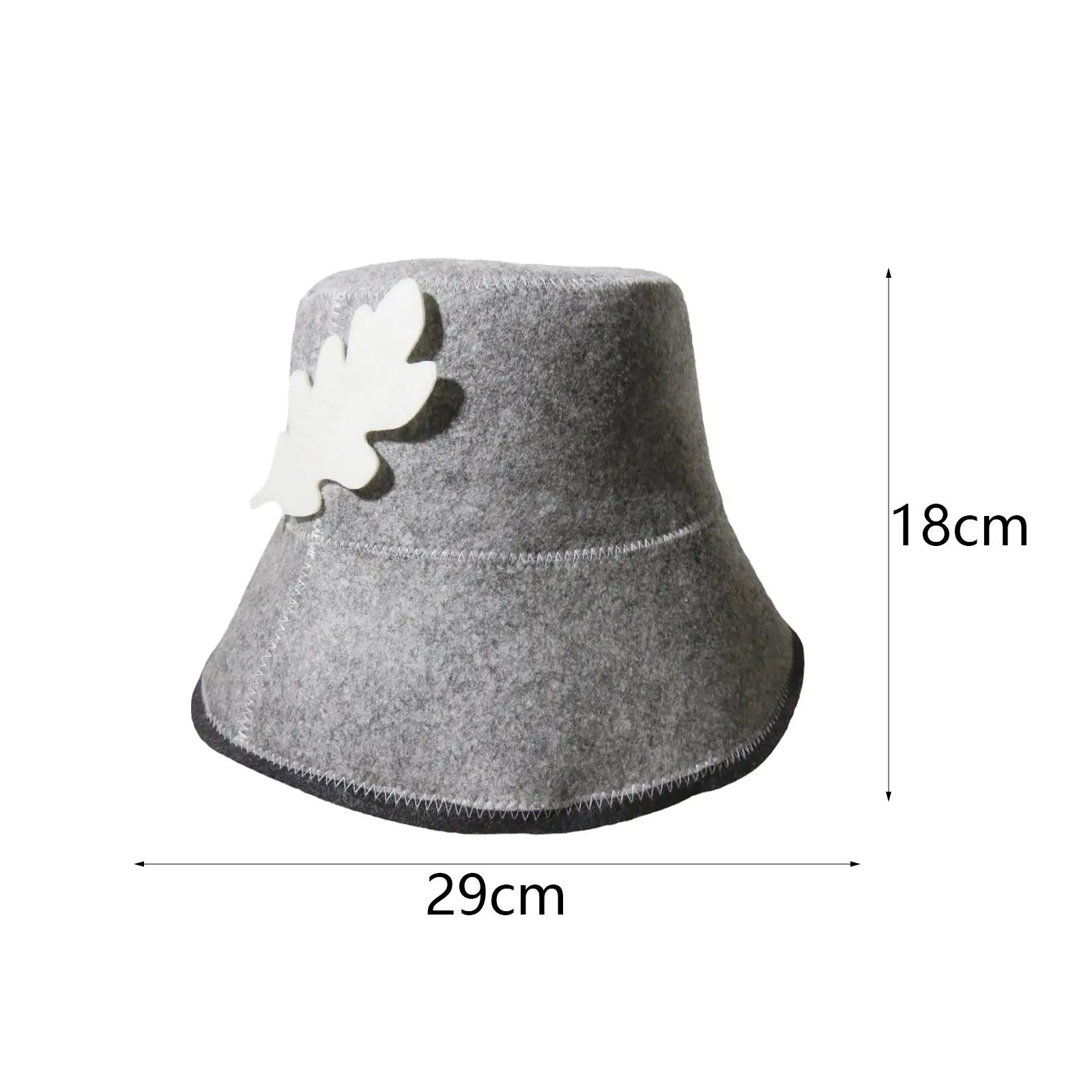 Sauna Felt Cap Bath Hat Good Water Absorption Shower Cap for Women Bathing